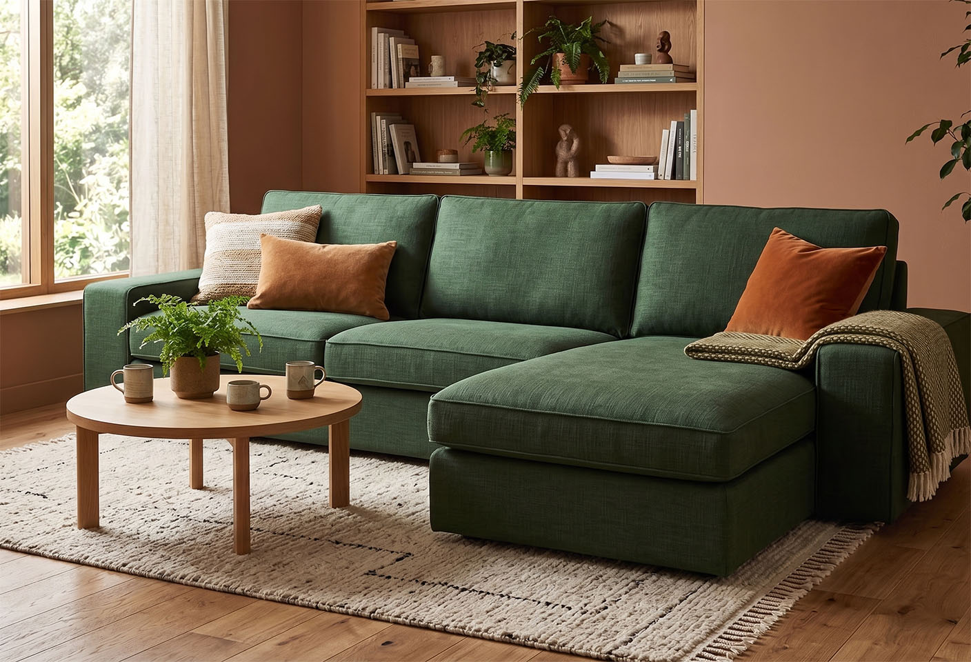 Zitkussens voor IKEA Kivik chaise longue – 90x140