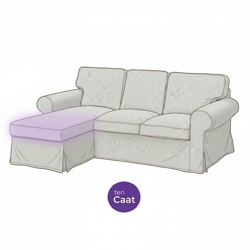 Zitkussens voor IKEA Kivik chaise longue – 90x140