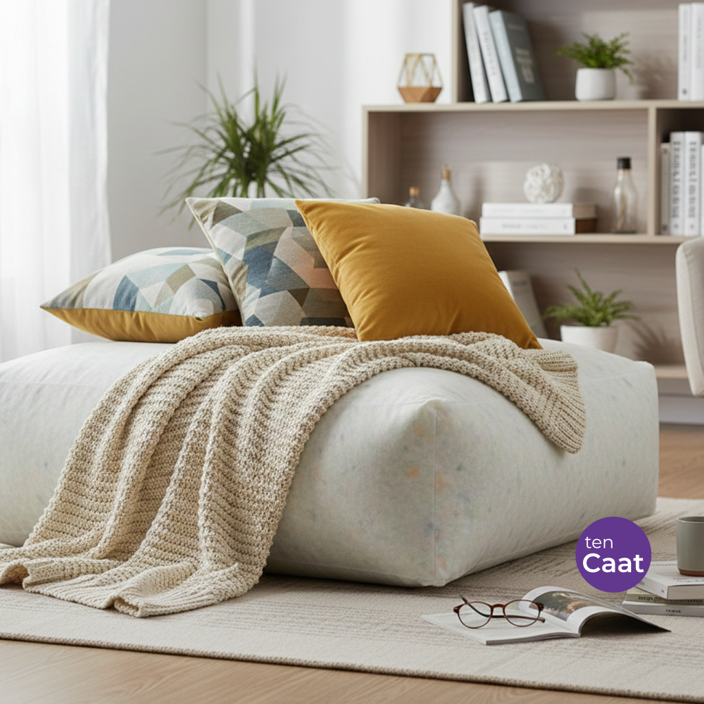 Vierkante Poef 120x80x20